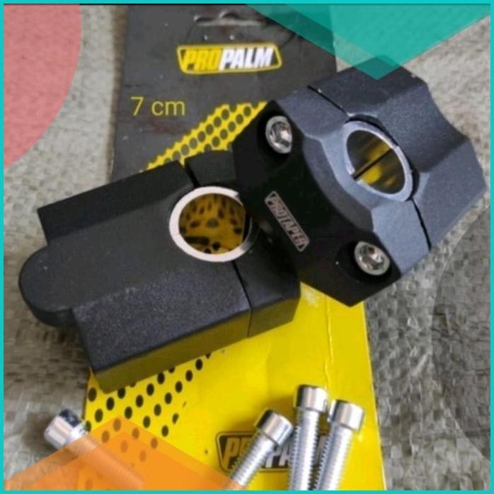 Raiser Riser peninggi stang protaper stir motor Panjang 7cm sepasang
