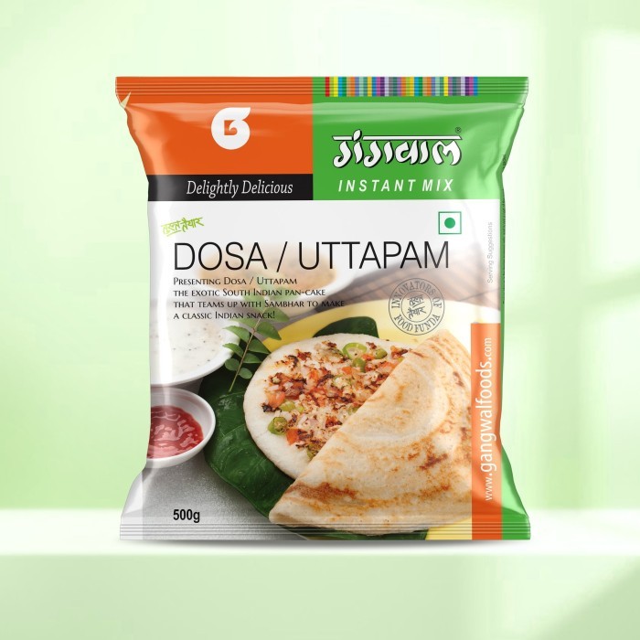 

siap kirim] GANGWAL DOSA/UTTAPAM FLOUR 500 GRAM