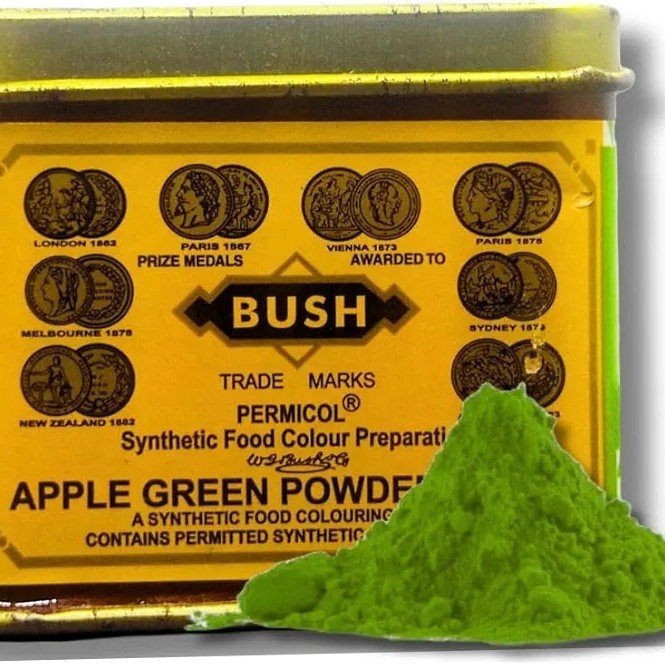 

.........] BUSH COLOUR APPLE GREEN 100 GRAM