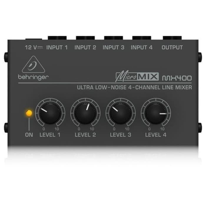 Behringer MX400 - MX 400 Micro Mix 4 Channel Line Mixer Audio |d72IY0Xn|