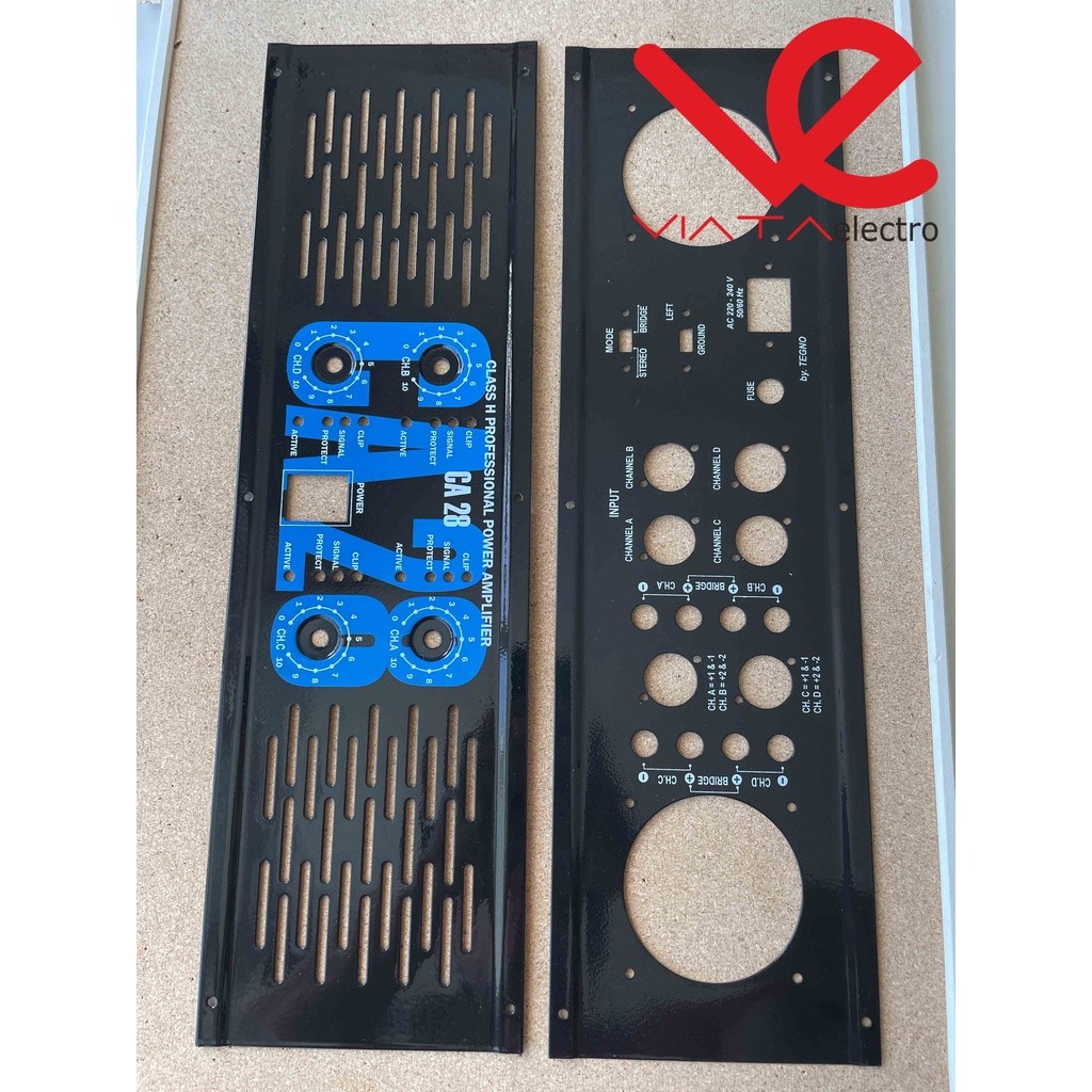 MURAH BOX PANEL CA28 PREMIUM (1SET) PLAT COVER CA 28 BOX PANEL DEPAN BELAKANG POWER AMPLIFIER