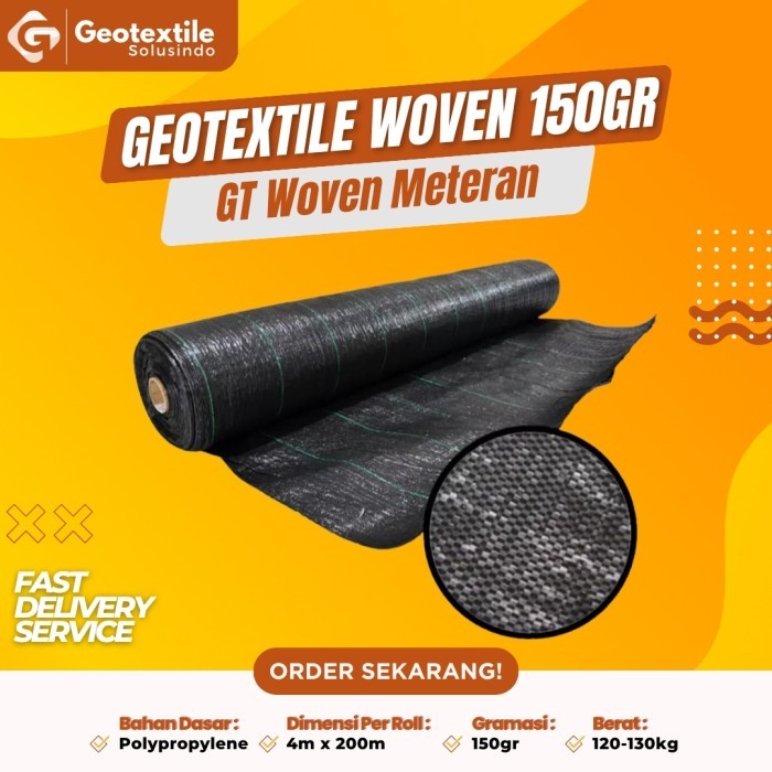 Geotextile woven 150gr 4x50m 200m2 Vetra Geotekstil Woven