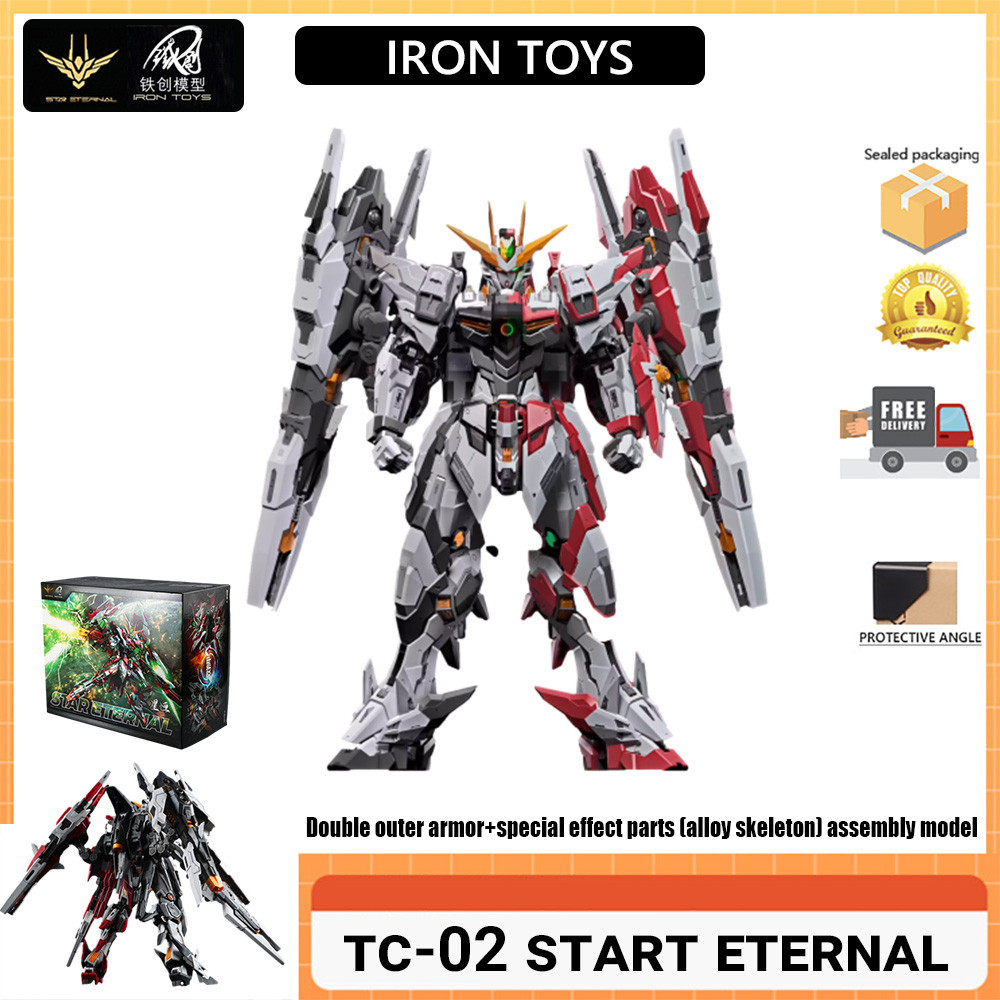 Iron TOYS TC-02 START ETERNAL MG Assembled Mecha 1/100 Star ETERNAL Judgment Alloy Frame |Mo5P98WY|