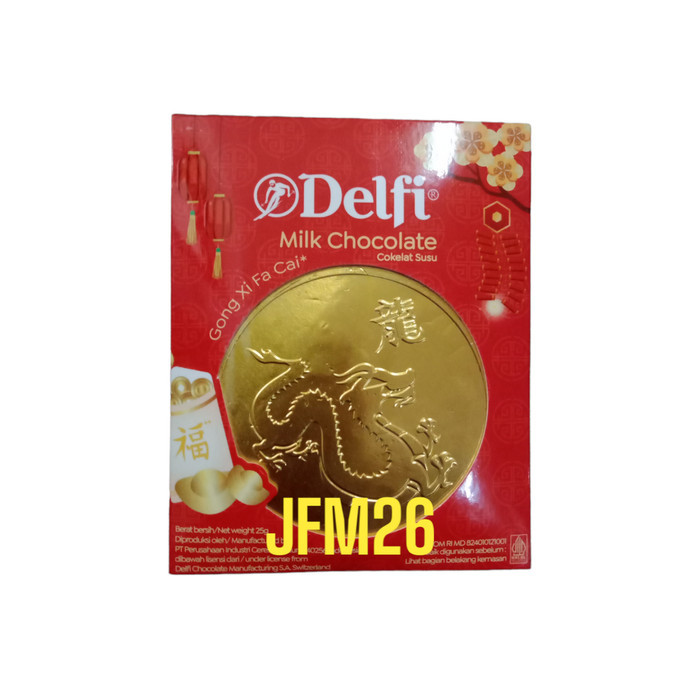 

Bya - Delfi Milk Chocolate Coin 25 Gr ( Edisi Imlek Shio Naga )