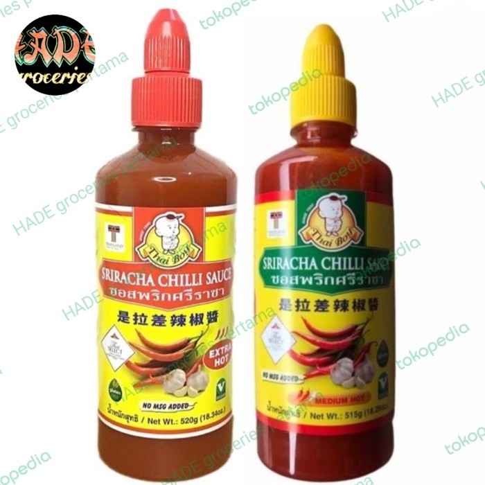 

Bya - Sriracha Chilli Sauce Thai Boy 515Gr Medium Imf