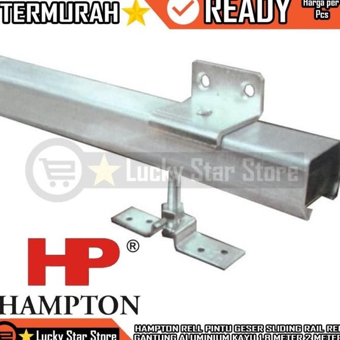 Rel Pintu Sliding Rell Geser 200Cm 180Cm Set Lengkap Hampton H4 H3 200Cm Hp Ril Rail Gantung Alumini