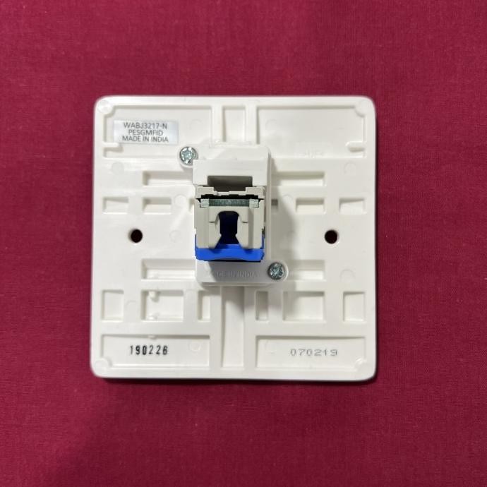 Wabj3217-N Stop Kontak Data Cat6 1 Gang Acrosea Panasonic  Ready
