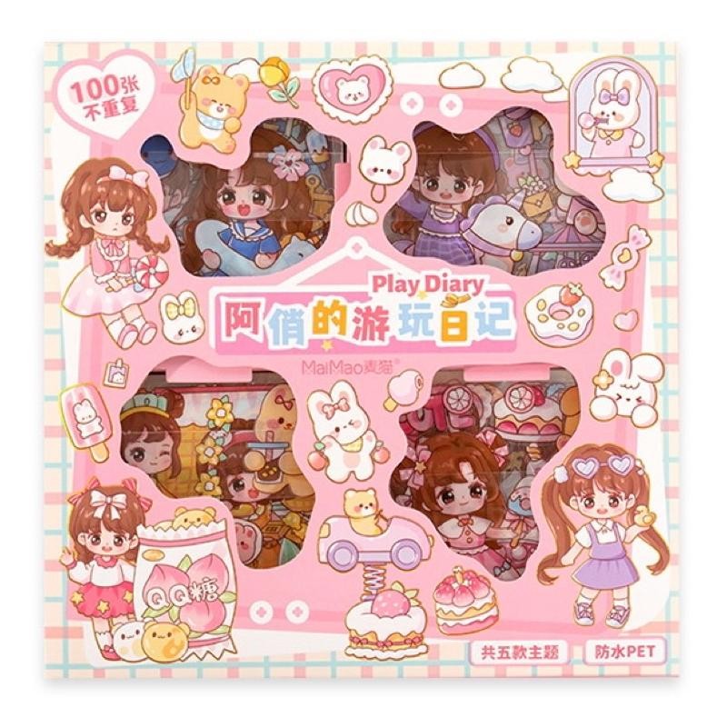 

Terlaris Stiker Aqiao Play Diary 100 Lembar Sticker Lucu Murah Grosir Berkualitas