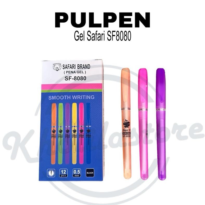 

Pulpen Gel Apel Ipen X Safari SF-8080 isi 12 pcs yang laris
