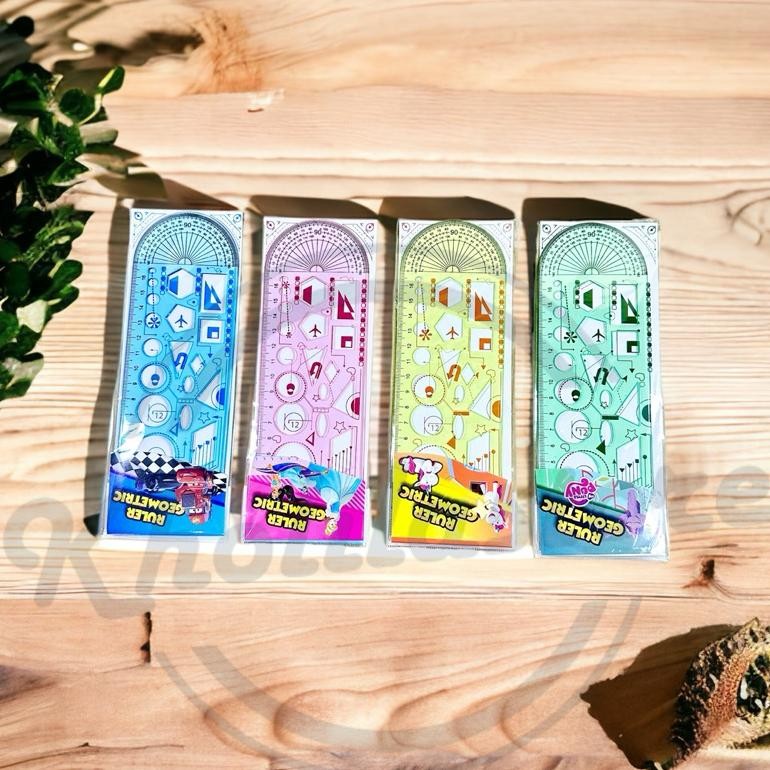 

Penggaris Geometri Garisan Geometric Fancy Lucu yang laris