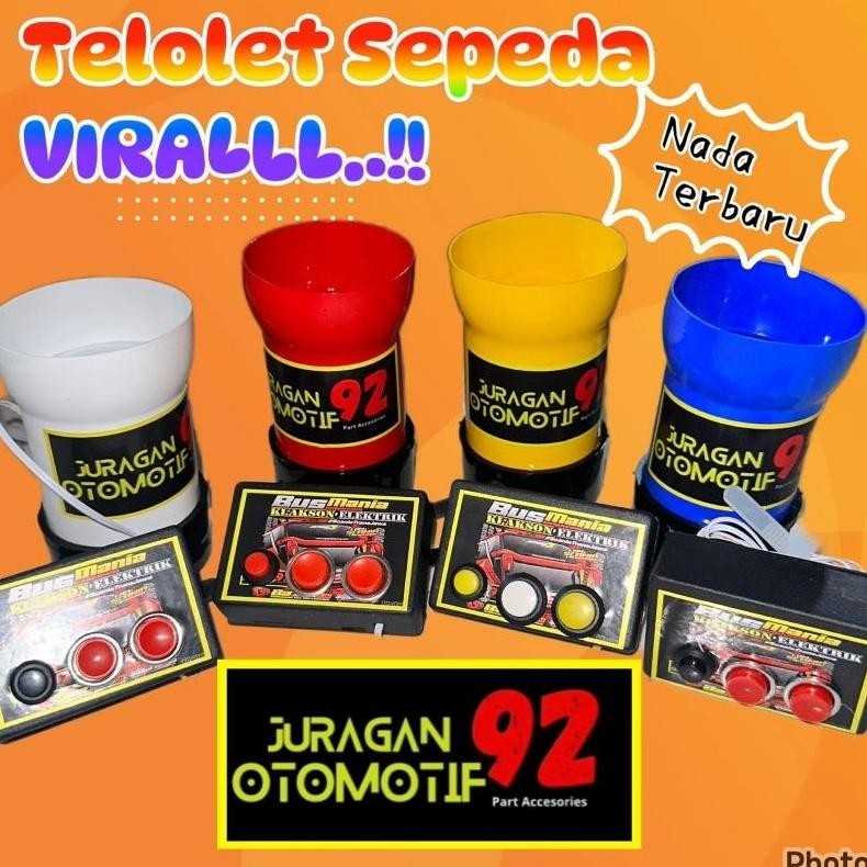 Original Klakson Telolet Sepeda / Basuri Sepeda / Klakson Telolet Berkualitas