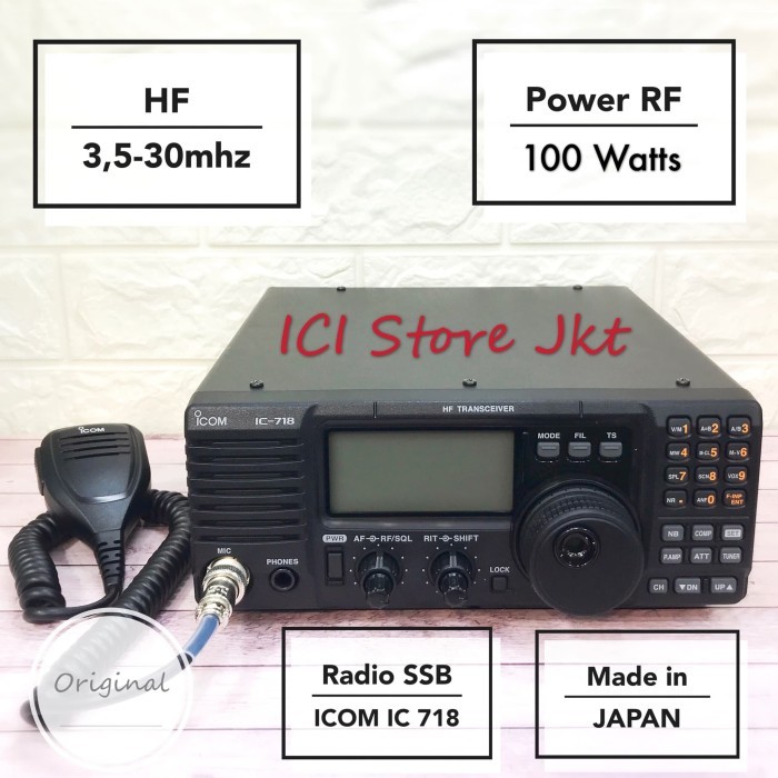 Termurah Icom Ic 718 / Radio Ssb Icom / Radio Hf / Radio All Band Original