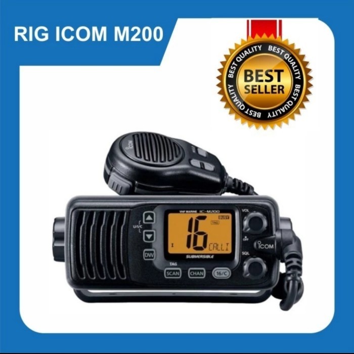 Cuci Gudang Radio Rig Mobil Kendaraan Icom Marine Ic M200 Ic-M200 Radio Komunikasi