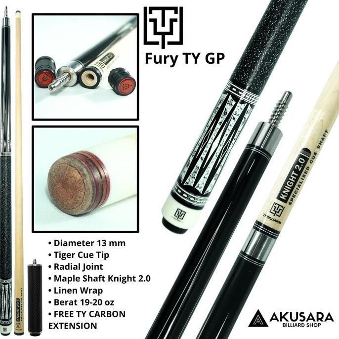 TY GP Series by Fury Cue Stik Billiard
