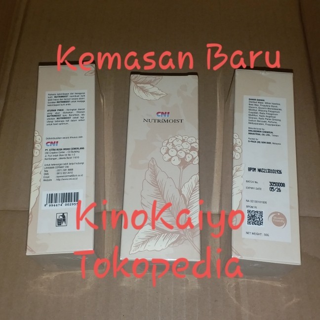 Cuci Gudang Cni Nutrimoist Cream Luka Bakar Isi 50 Gram Original