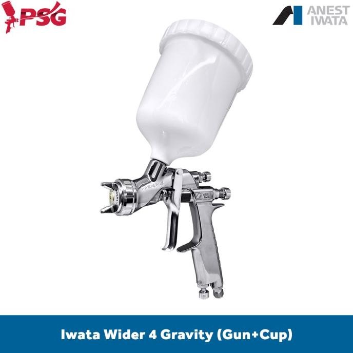 Iwata Wider 4 Gravity (Gun+Cup) - Next Generation of W-400 Model