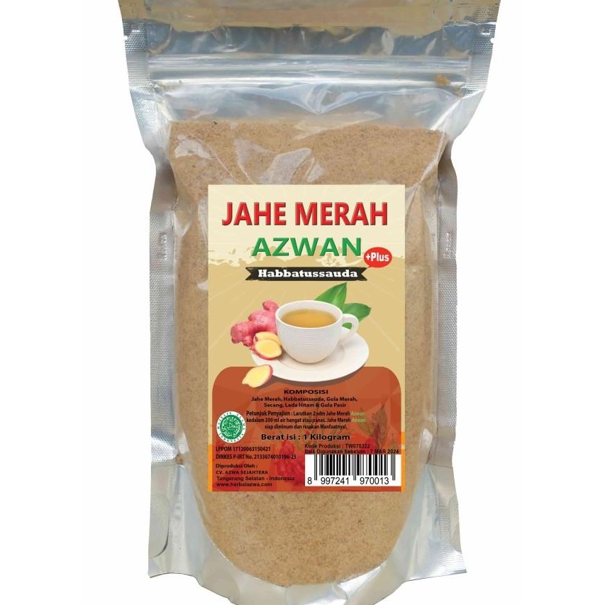 

Jahe Merah Bubuk Kemasan 1Kg