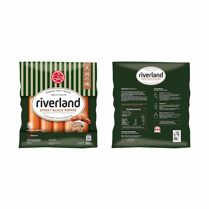 

RIVERLAND SMOKED BLACK PAPPER SAUSAGE 360 GR - SOSIS