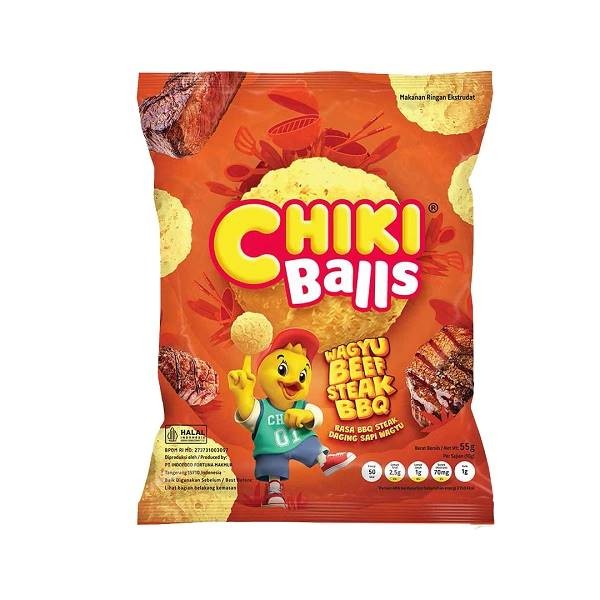 

CHIKI BALLS WAGYU BEEF STEAK BBQ 55G