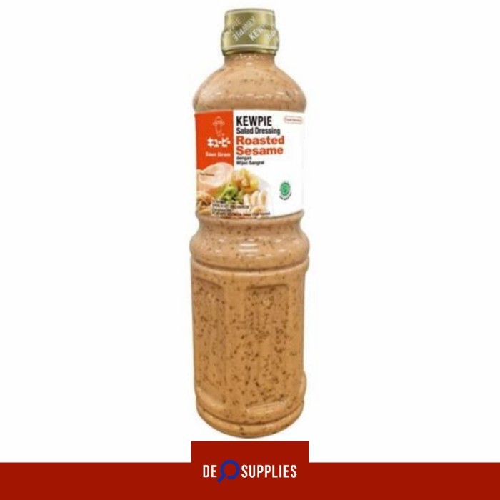 

Ready Kewpie Salad Dressing Roasted Sesame 1L - Saus Wijen Sangrai Salad