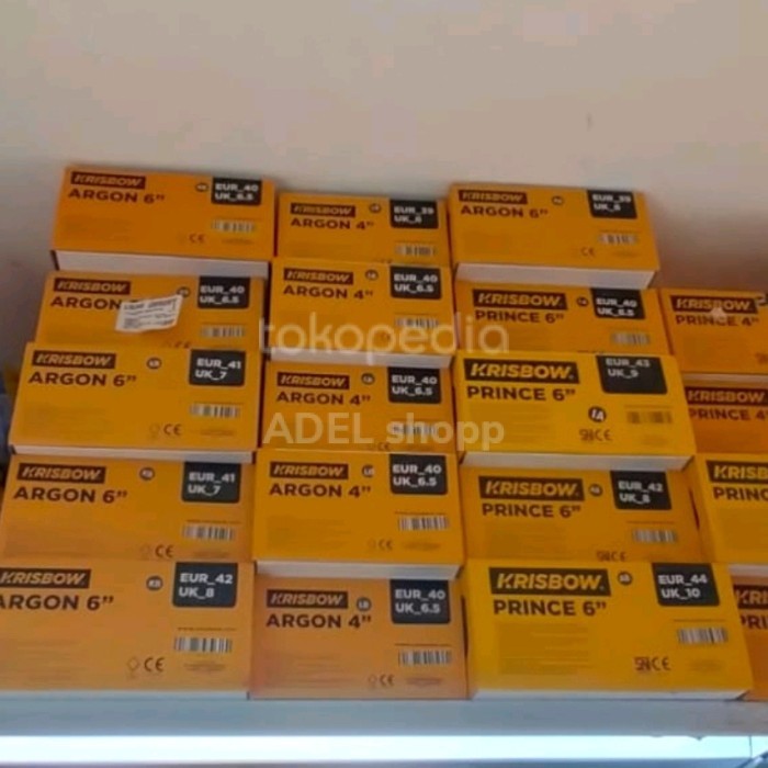 Sepatu septi KRISBOW SAFETY SHOES ARROW 4 inci sepatu pengaman