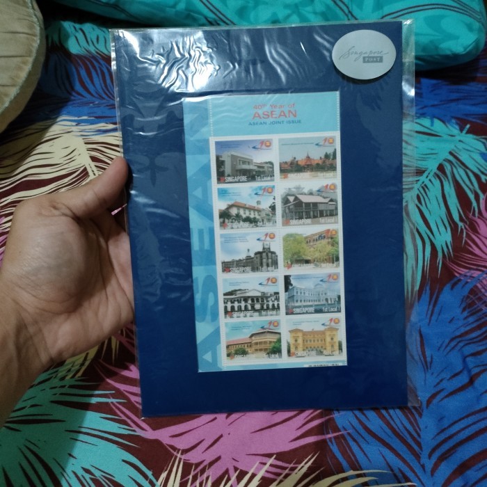 

Perangko Prangko Stamp 40th Year Of Asean Singapore Post