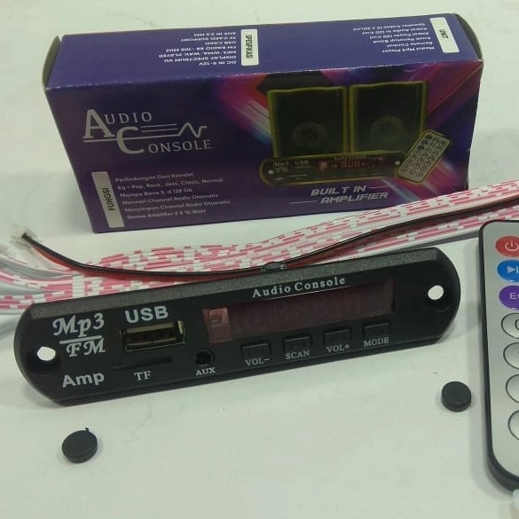 kit mp3 bluetooth iclude power ampli class D 2x20Watt stereo