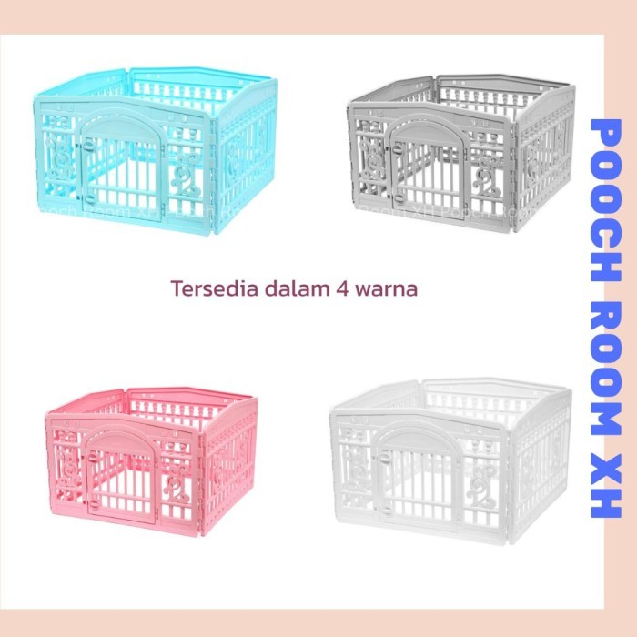 bun Kandang Pagar Pet Smart Fence / Pagar Anjing dan Kucing Plastik