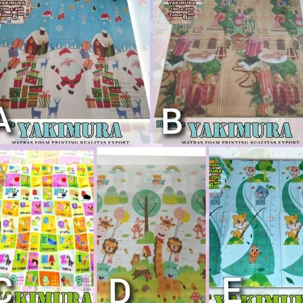 Playmat Yakimura 180X200 Playmat Bayi Karpet Lipat Matras Bayi Matras