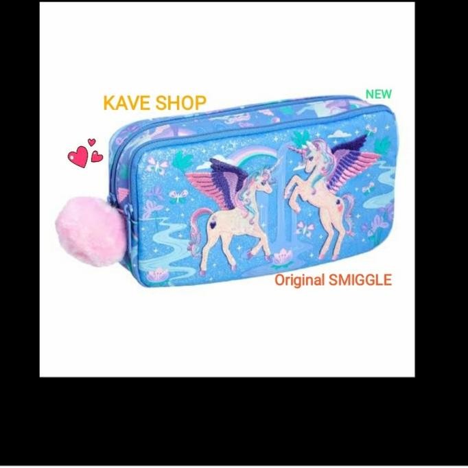 

SMIGGLE Pencil Case Pocket Character Unicorn - Original SMIGGLE - NEW