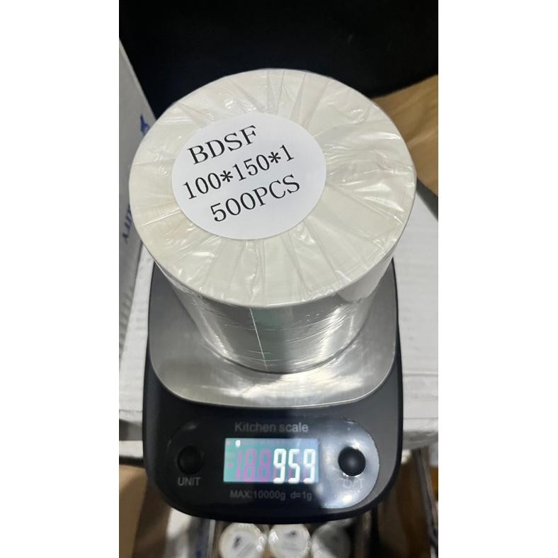 

gjk-25 LABEL STICKER THERMAL 100 X 150 isi 500 pcs / BARCODE 100X150 UKURAN A6 / kertas resi thermal / kertas label / kertas resi thermal 100 X 150 isi 500 pcs / Resi thermal 100 x 150 isi 250 pcs / label thermal 100x150 isi 250 pcs Berkualitas