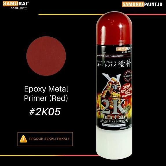 EPOXY Merah Besi 2K05 - SAMURAI PAINT Cat semprot Pilox Aerosol *