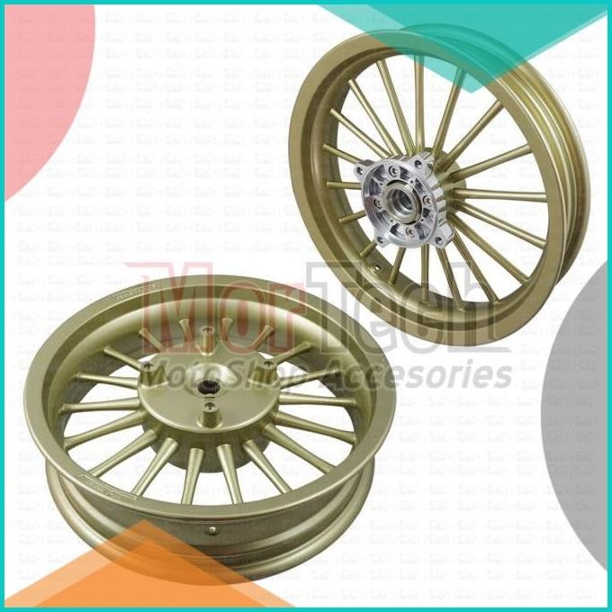 Power Velg Pelek Racing Tapak Lebar New Honda PCX Lokal 150 Bronze 14