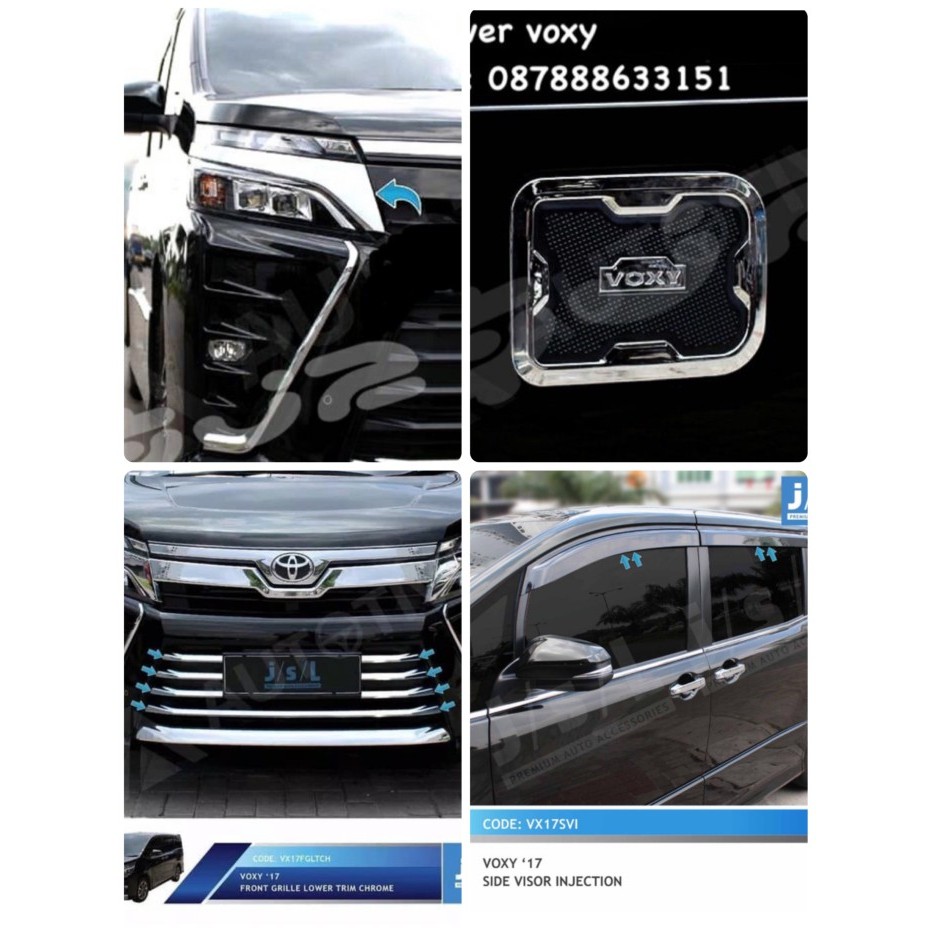 PAKET AKSESORIS UNTUK TOYOTA VOXY BY JSL ORI PRODUCT