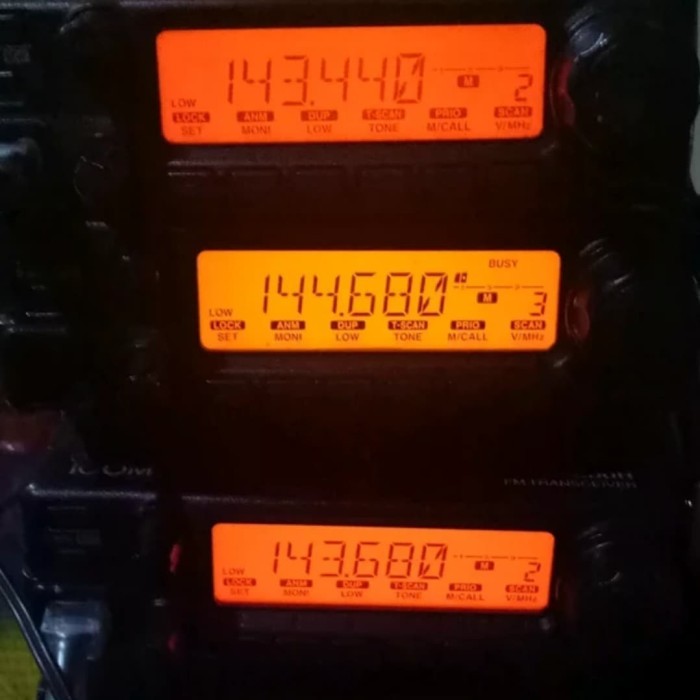 TERLARIS Rig Icom 2200 Second / Radio Icom 2200 / IC 2200 H Black Airband mode