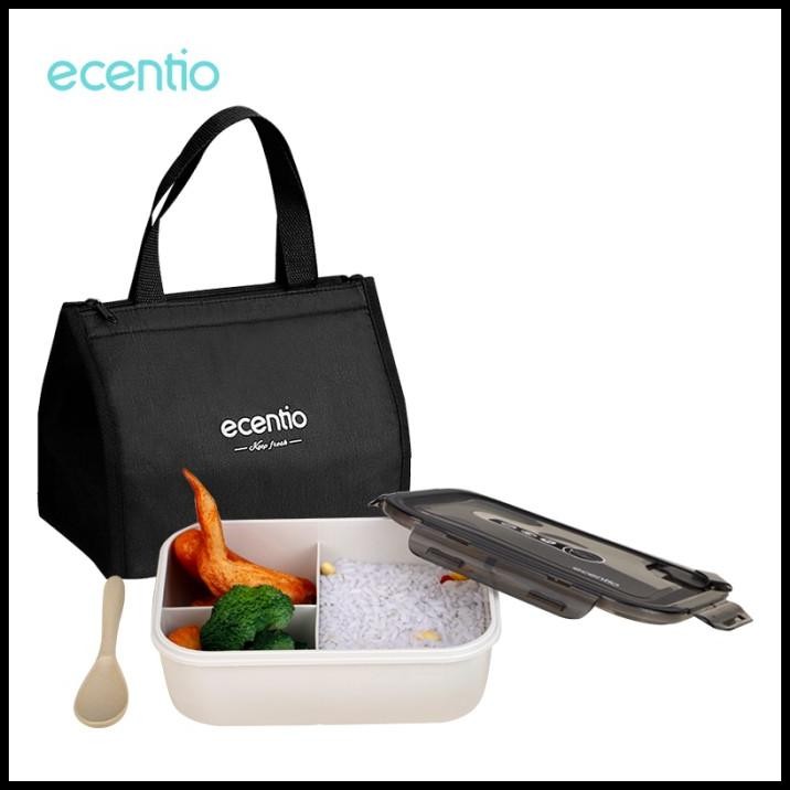 Ecentio Kotak Makan Set Lunch Box Lunch Bag Set