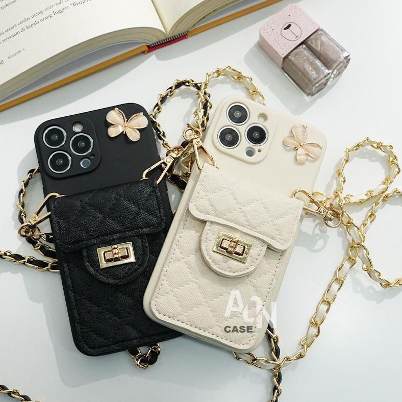 Terbaru Case Dompet Fashion Casing Ponsel Silikon Lembut All Type Hp Y100 Reno 12F V30 Y17S C53 Y16 