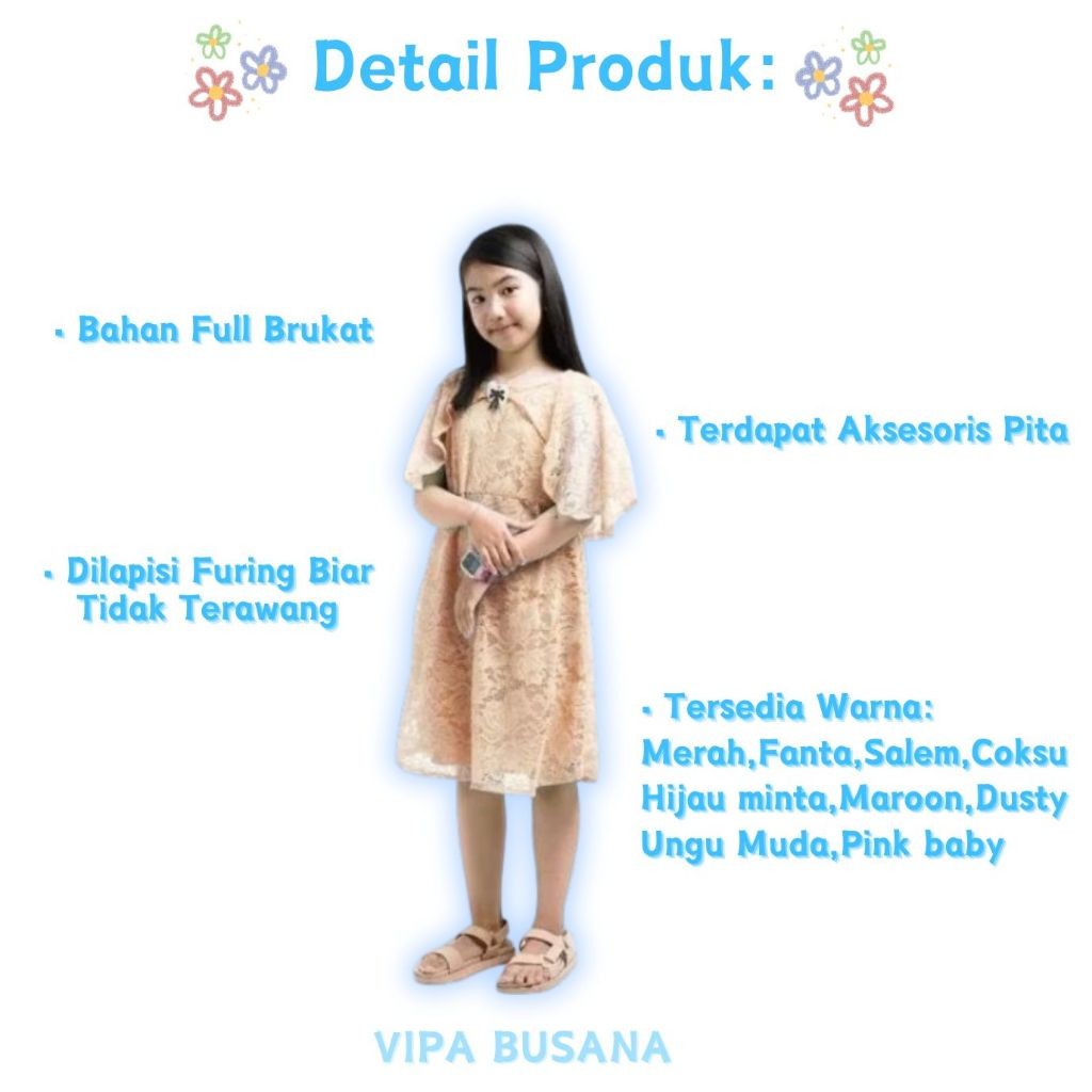 Dress Anak Natal Fashionanak Kondangan Gaung Perempuan Balita Bajupesta Import Keren Dress Anak Keki