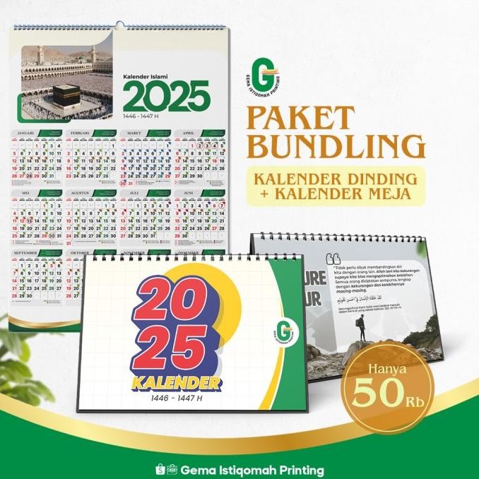 

Bundling Kalender Islami Dinding Dan Meja | Tanda Puasa Wajib & Sunnah Kualitas Premium