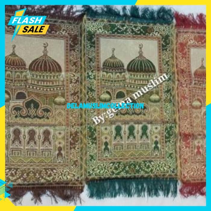 SAJADAH MUKA HDI TURKEY PLUS SABLON BY DELA MUSLIM COLLECTION UNGGULAN!