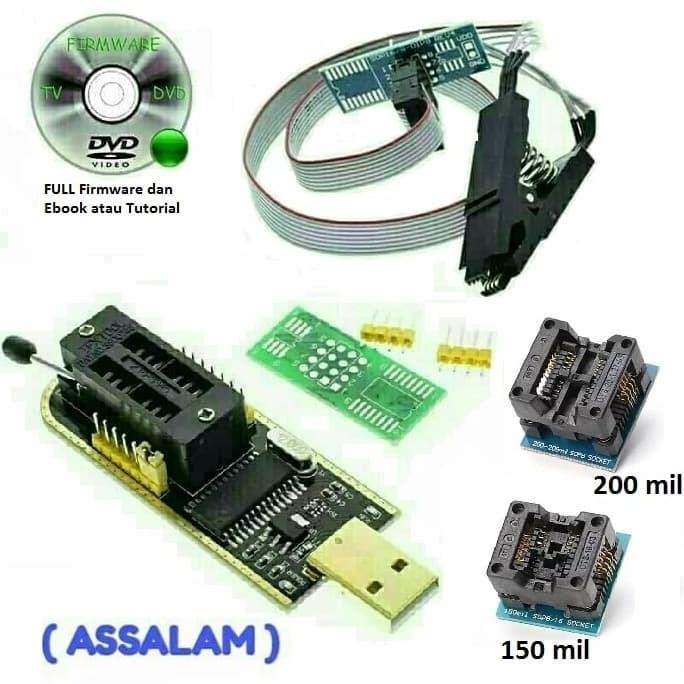 Flash/Backup ic 24/25 Bios TV/Laptop/Komputer Full Firmware led TV