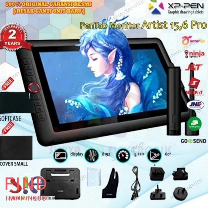 Xp Pen Artist 15.6 Pro Drawing Monitor Pen Alternatif Cintiq Resmi Promo