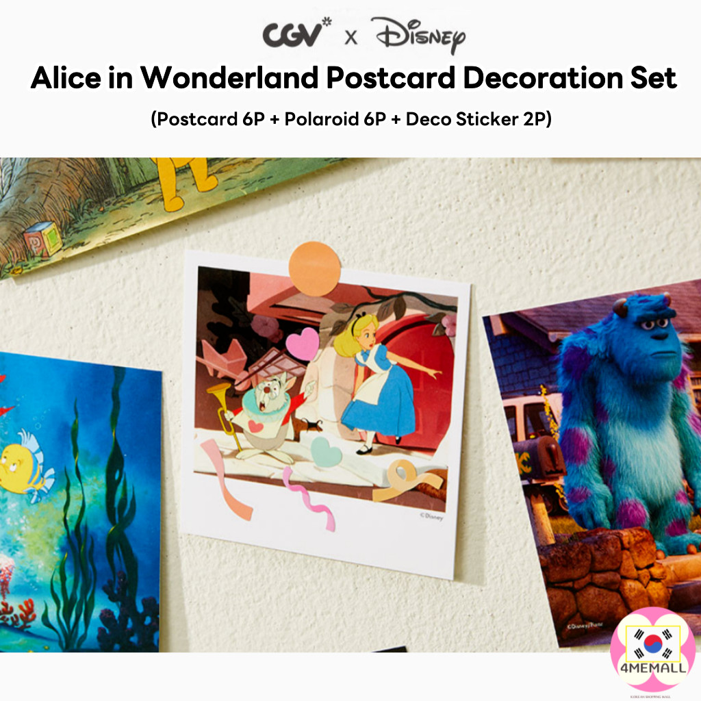 

[CGV × Disney] Set Dekorasi Kartu Pos Alice in Wonderland (Kartu Pos 6P + Polaroid 6P + Stiker Dekorasi 2P) Koleksi Barang Film Hadiah Dekorasi Rumah |azwy2oDQ|