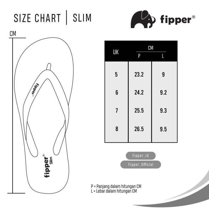 Termurah [Fipper Slim] - Grey/Pink Light - Sandal Jepit Wanita/Perempuan Original