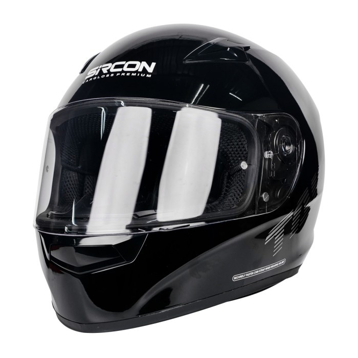 Helm Cargloss Full Face Cr Sircon Taichi Ff Black Terbaru