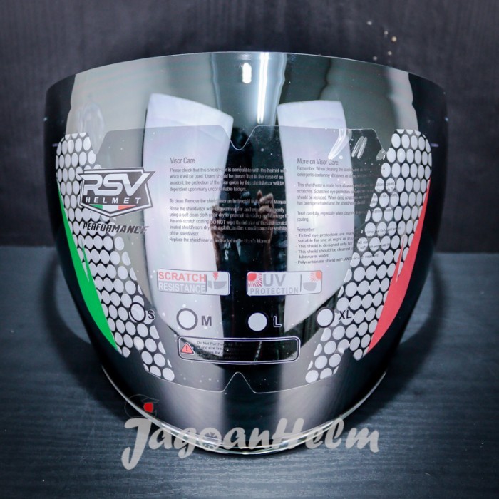 Rsv Visor Original Helm Sv300 Iridium Sv-300 Kaca Sv 300 New