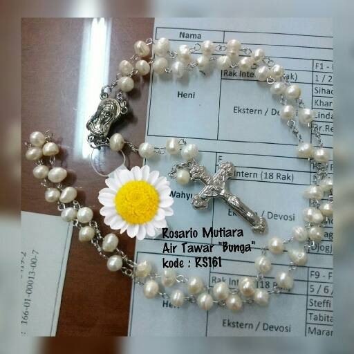 Rosario Premium Mutiara Air Tawar Bunga