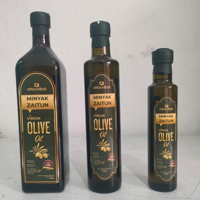 

Minyak Zaitun Attayyibat Virgin Olive Oil 1 Liter / 1000 Ml / 1 Liter Deriamart