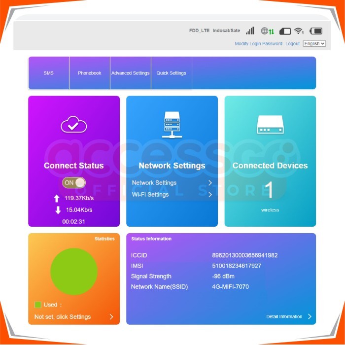 TERBARU Modem Wifi Router Wifi Stick USB 4G LTE DMA-002 PRO ZTE Chipset