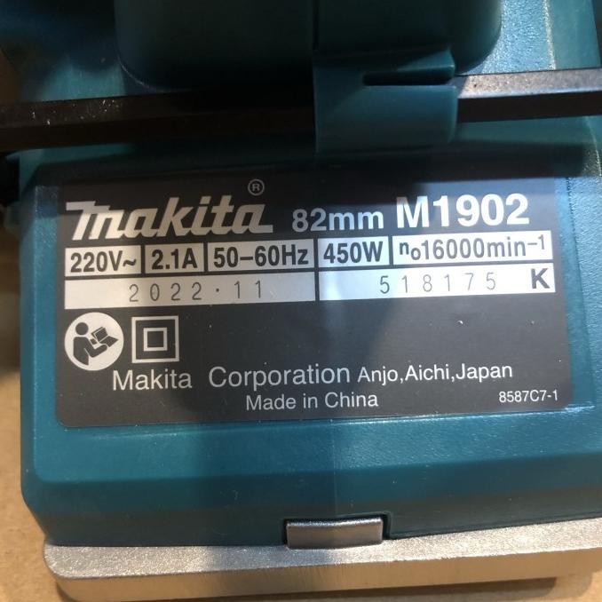 Mesin Serut Kayu/Planer Maktec Mt 192 Original Dan Terpercaya